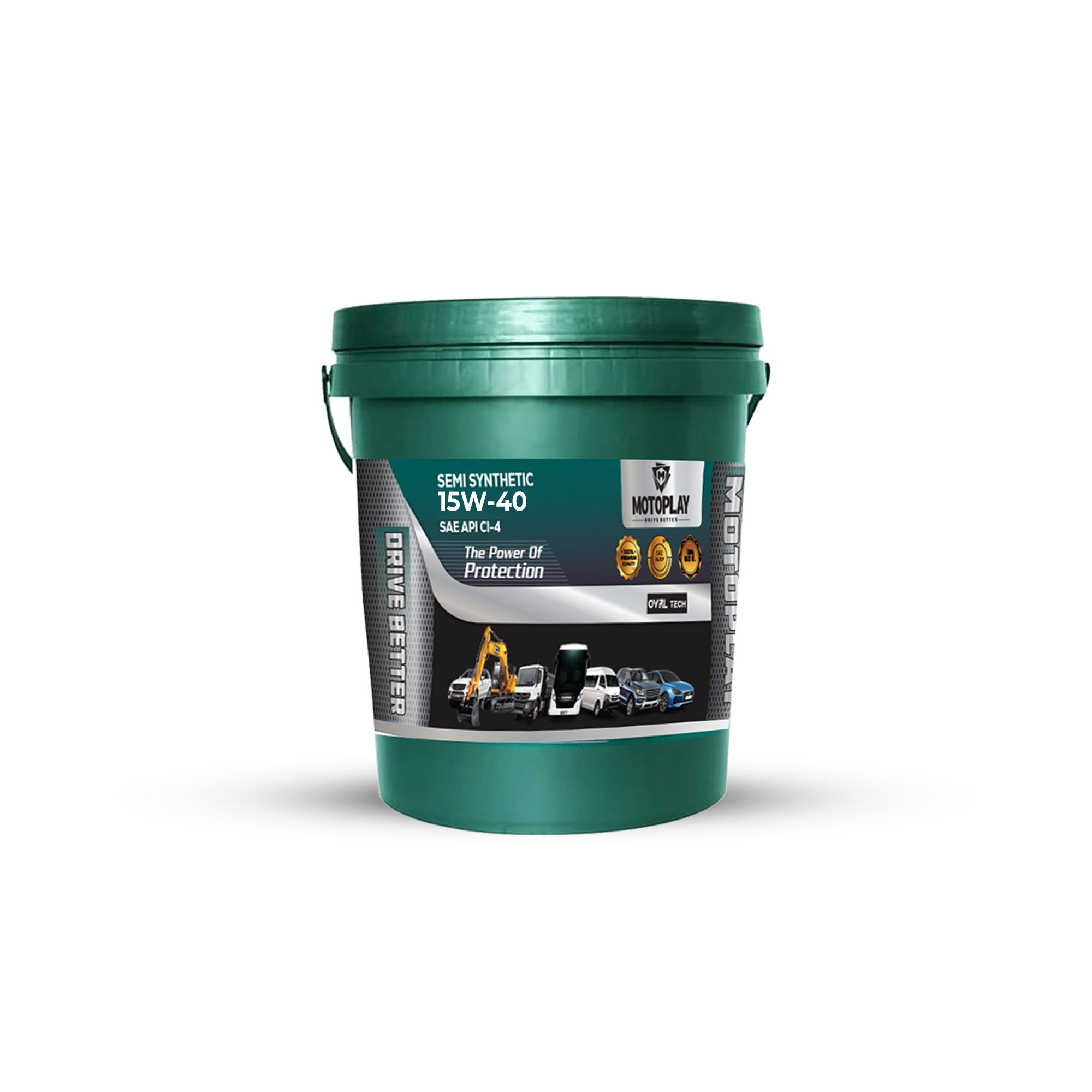 MOTOPLAY Platinum Engine Oil Pail (Semi Synthetic-Diesel)